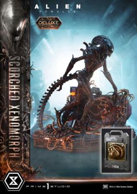 Alien: Romulus statuette Museum Masterline XL 1/3 Scorched Xenomorph Deluxe Bonus Version 98 cm | PRIME 1 STUDIO