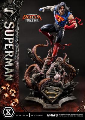 Dark Nights: Death Metal statuette 1/3 Death Metal Superman Deluxe Ver. 94 cm | PRIME 1 STUDIO