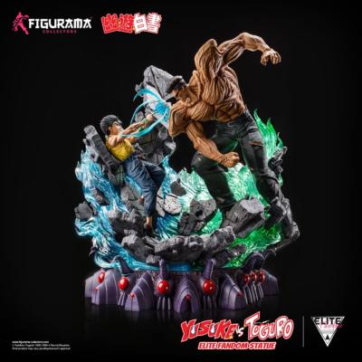 Yu Yu Hakusho statuette Elite Exclusive 1/6 Yusuke vs Toguro 59 cm | FIGURAMA