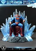 DC Comics statuette 1/4 Throne Legacy Collection Superman Fortress of Solitude on Throne (Design by Gabriele Dell'Otto) 52 cm BONUS ULTIMATE VERSION | Prime 1 Studio