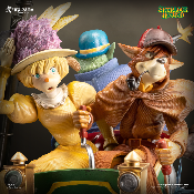 Sherlock Holmes 1/8 Diorama d’Élite Sherlock Hound, Watson et Mme Hudson Statue | Figurama Collectors