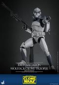 Star Wars The Clone Wars figurine 1/6 104th Battalion Wolfpack Clone Trooper Deluxe Version 30 cm - HOT TOYS