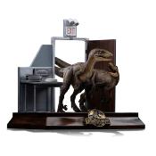Jurassic Park statuette 1/10 Art Scale Raptors at the Kitchen's Door 28 cm | IRON STUDIOS
