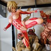 The Female Titan vs Attack On Titan Collect Statue - Shingeki no Kyojin | Jimei Palace 