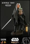 Star Wars The Mandalorian pack 2 figurines 1/6 Ahsoka Tano & Grogu 29 cm | HOT TOYS