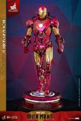 Iron Man figurine Movie Masterpiece Diecast 1/6 Iron Man Mark VI (Fractal Armor) Hot Toys Exclusive 33 cm I Hot Toys
