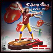 Rolling Stones statuette Rock Iconz Mick Jagger US Tour 1981 (Burgundy Jersey) 22 cm | KNUCKLEBONG