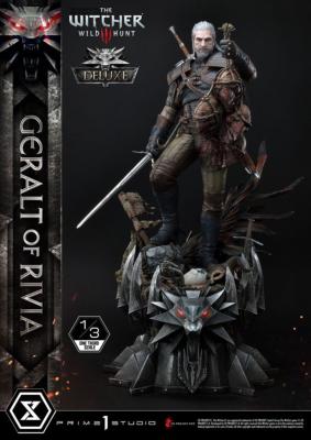 Witcher 3 Wild Hunt statuette 1/3 Geralt von Riva Deluxe Version 88 cm | Prime 1 Studio