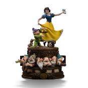 Blanche-Neige et les Sept Nains statuette 1/10 Art Scale Snow White and Dopey Deluxe Edition 21 cm | IRON STUDIOS 