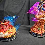 Goku kaioken & Vegeta galick gun HQS+ Dragon Ball Z Statue DBZ | Tsume-Art