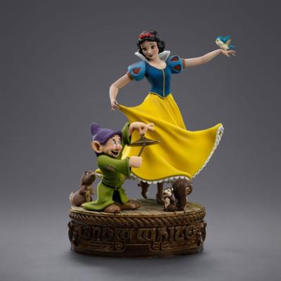 Blanche-Neige et les Sept Nains statuette 1/10 Art Scale Snow White and Dopey 21 cm | IRON STUDIOS