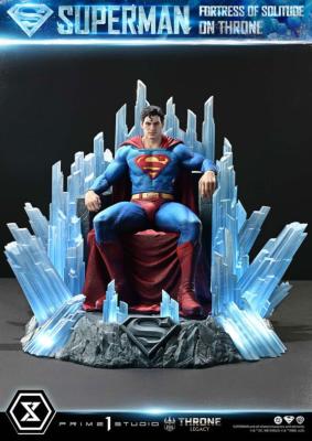 DC Comics statuette 1/4 Throne Legacy Collection Superman Fortress of Solitude on Throne (Design by Gabriele Dell'Otto) 52 cm | Prime 1 Studio