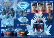 DC Comics statuette 1/4 Throne Legacy Collection Superman Fortress of Solitude on Throne (Design by Gabriele Dell'Otto) 52 cm ULTIMATE VERSION | Prime 1 Studio