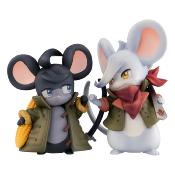 Mobile Suit Gundam Iron-Blooded Orphans pack 2 statuetten PVC Orphanchu of Block 3 Mikatsuki & Orga 10th Anniversary 12 cm | MEGAHOUSE