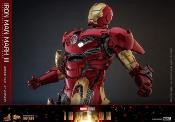 Iron Man figurine Movie Masterpiece Diecast 1/6 Iron Man Mark III (Armor Suit Up Version) 32 cm - HOT TOYS