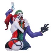 DC Comics buste The Joker avec Harley Quinn 37 cm | NEMESIS NOW 