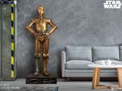  Star Wars statuette 1/1 C-3PO 188 cm | Sideshow  