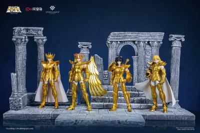 Set 4 Gold Saint 1/12 Bundle Saint Seiya OCE PVC | Zodiakos Studio