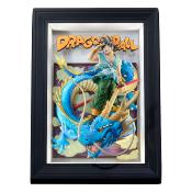 Dragon Ball Z Tamashii Art 3D Relief Picture Son Goku & Dragon 27 cm | BANDAI