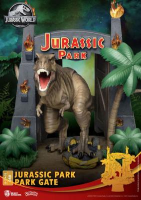 Jurassic Park diorama PVC D-Stage Park Gate |Beast Kingdom