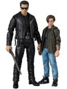 Terminator 2 figurine MAFEX T-800 (T2 Ver.) & John Connor 16 cm | MEDICOM