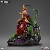 Masters of the Universe statuette 1/10 Deluxe Art Scale He-man and Battle Cat 31 cm | IRON STUDIOS