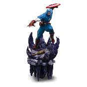 Marvel statuette 1/10 Deluxe BDS Art Scale Captain America 34 cm | IRON STUDIOS