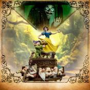 Blanche-Neige et les Sept Nains statuette 1/10 Art Scale Snow White and Dopey Deluxe Edition 21 cm | IRON STUDIOS 