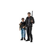 Terminator 2 figurine MAFEX T-800 (T2 Ver.) & John Connor 16 cm | MEDICOM