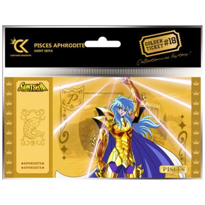 Aphrodite Golden Ticket Saint Seiya Pisces Gold Saint | Cartoon Kingdom