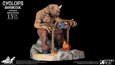Ray Harryhausen statuette 1/8 Cyclops Barbecue Scene 17 cm | STAR ACE