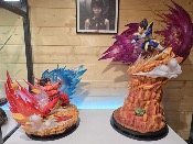 Goku kaioken & Vegeta galickgun HQS+ Dragon Ball Z Statue DBZ | Tsume-Art