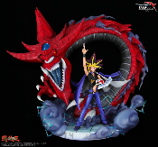 Yami Yugi et Slifer le dragon célèste Yu-Gi-Oh  |  Taka Corp.