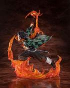 Demon Slayer: Kimetsu no Yaiba statuette PVC FiguartsZERO Kamado Tanjiro (Kyojuro Rengoku's Sword Guard Ver.) 19 cm | BANDAI