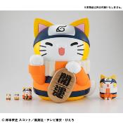 Naruto Shippuden Mega Cat Project Nyanto! The Big Nyaruto Series trading figure Nyaruto Fortune Cats Giant Ver. 34 cm | MEGAHOUSE