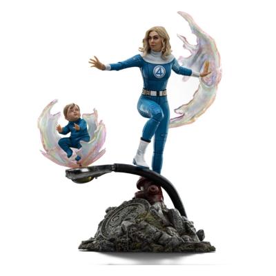 Fantastic Four statuette 1/10 Art Scale Invisible Woman and Franklin 28 cm | IRON STUDIOS