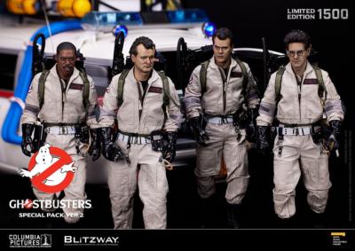 SOS Fantômes pack 4 figurines Premium UMS 1/6 Venkman, Stantz, Spengler, Zeddemore Ver. 2 31 cm | BLITZWAY