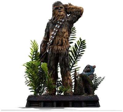 Star Wars Episode VI – Chewbacca & Tokkat Statuette Art Scale 1/10 (22 cm) | Iron Studios