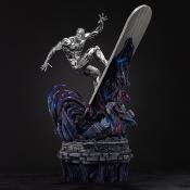 Marvel Comics statuette Infinity Gauntlet Diorama 1/10 Art Scale Silver Surfer Deluxe 36 cm | IRON STUDIOS