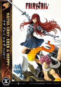 Fairy Tail statuette PVC 1/7 Natsu, Gray, Erza, Happy Deluxe Version 57 cm | PRIME 1 STUDIO