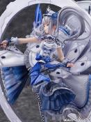 Date A Bullet statuette PVC SHIBUYA SCRAMBLE FIGURE 1/7 The White Queen -Royal Blue Sapphire Dress Ver. 33 cm | ESTREAM