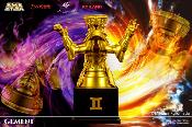 Gemini Cloth Saga Gold Saint Statue Totem Saint Seiya | Zodiakos Studio