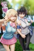 OshiRabu: Waifus Over Husbandos pack 2 statuettes 1/7 Ren Furutachi & Akuru Hayahoshi 23 cm | APEX