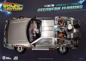 Back to the Future Statuette Egg Attack Floating Back to the Future II DeLorean Standard Version 20 cm | Beast Kingdom