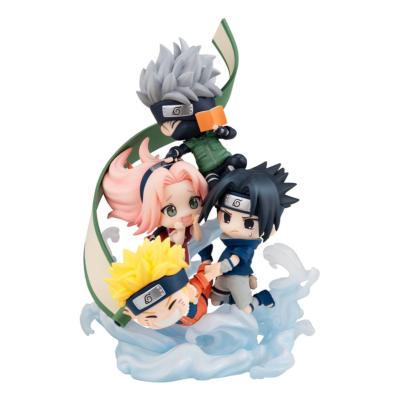 Naruto Shippuden statuette PVC FigUnity Gather here, Team 7 13 cm (with gift) | MEGAHOUSE