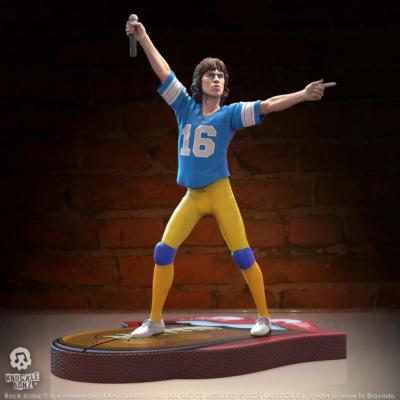 Rolling Stones statuette Rock Iconz Mick Jagger US Tour 1981 (Blue Jersey) 22 cm | KNUCKLEBONG