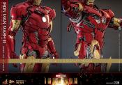 Iron Man figurine Movie Masterpiece Diecast 1/6 Iron Man Mark III (Armor Suit Up Version) 32 cm - HOT TOYS