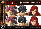 Fairy Tail statuette PVC 1/7 Natsu, Gray, Erza, Happy Deluxe Bonus Version 57 cm | PRIME 1 STUDIO 