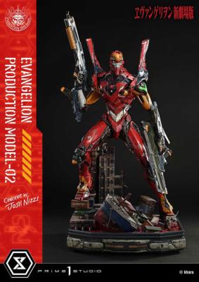 Rebuild of Evangelion statuette Ultimate Diorama Masterline Series Evangelion Production Model-02 (Concept By Josh Nizzi) 73 cm | Prime 1 Studio