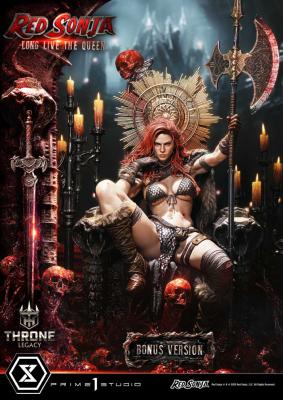 Red Sonja 1/3 Statue “Long Live the Queen” BONUS VERSION | Prime 1 Studio – Trône Legacy Collection